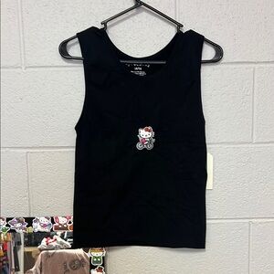 Hello Kitty Black Tank Top